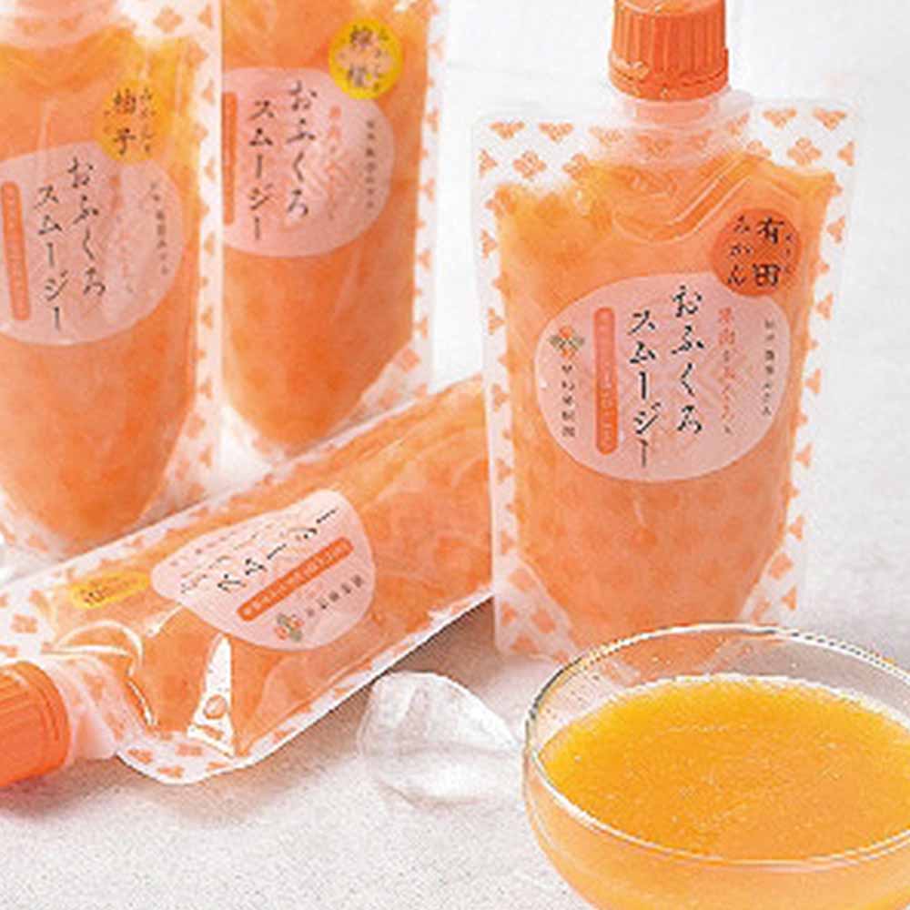 早和果樹園 おふくろ4種スムージー飲み比べ×1 <br>プレゼント ギフト スイーツ みかん スムージ 4種 飲み比べ まるごと 果肉 早和果樹園 早和果樹園 【TD】 【代引不可】