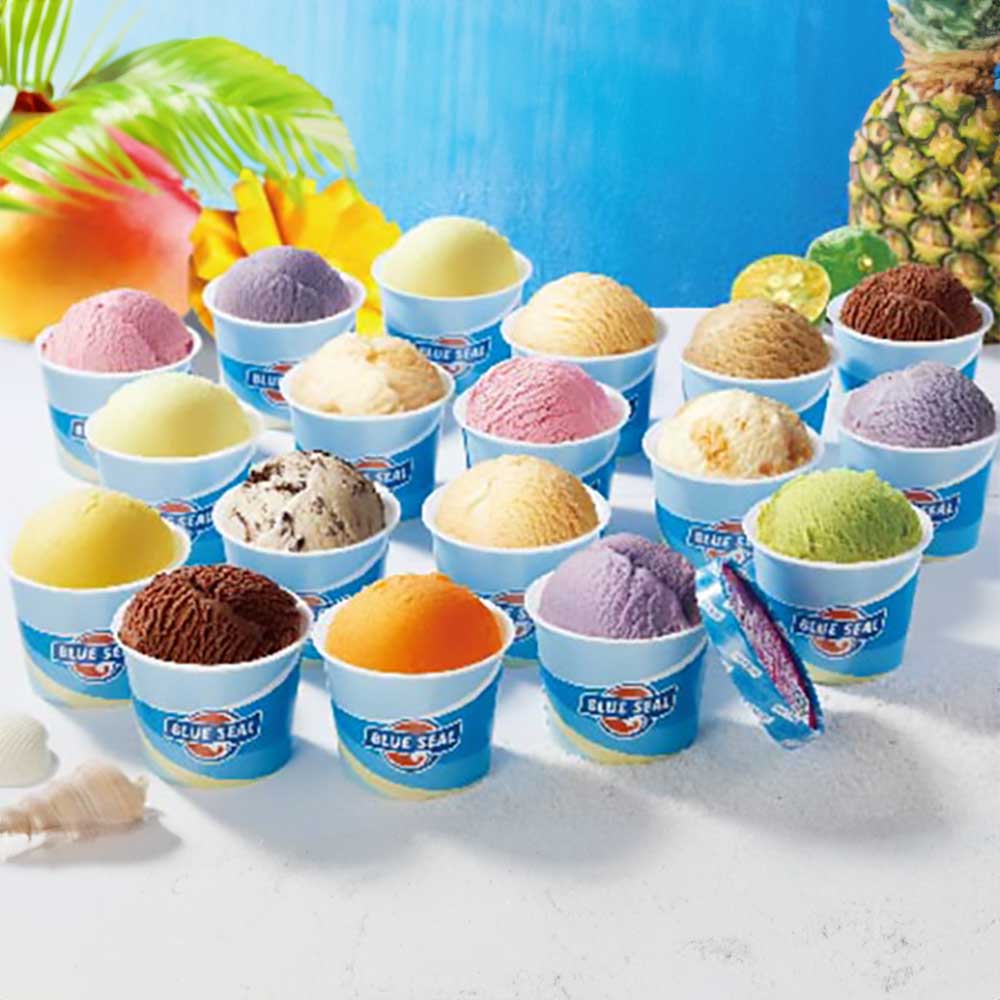 【冷凍】ブルーシール 18個×1 <br>プレゼント ギフト スイーツ アイス 沖縄県 南国素材 ブルーシール 有名 アソート 冷凍 フォーモストブルーシール 【TD】 【代引不可】