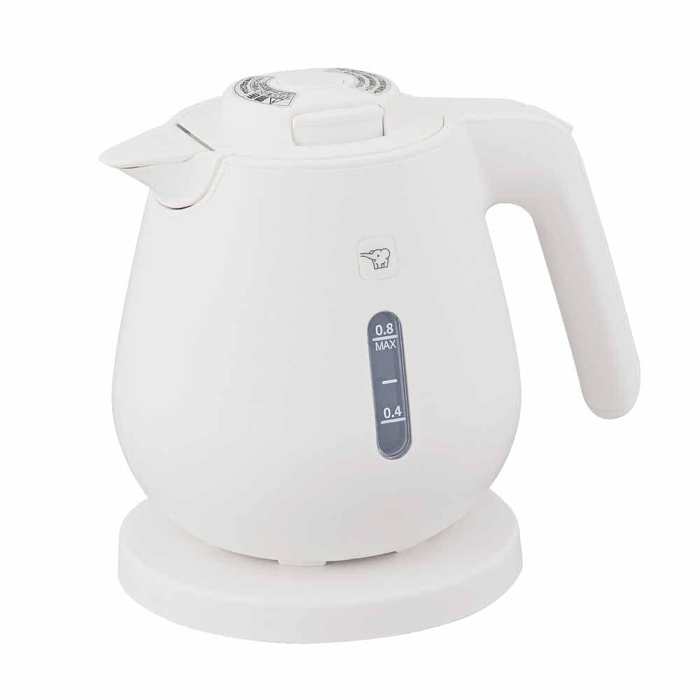 象印電気ケトル CK-DC08-BM<br>象印 CKDC08 ck-dc08 ケトル 電気ケトル 早い 黒 小容量 0.8L 人気 象印マホービン ソフトブラック ライトベージュ ホワイト