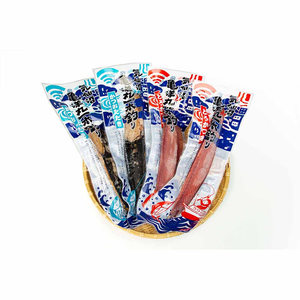 亀洋丸かつおロインとタタキのセット各2筋 <br>かつお カツオ 鰹 亀洋丸 タタキ トロかつお お刺身 海鮮 海産物 真空パック ABECHO 【TD】 【代引不可】