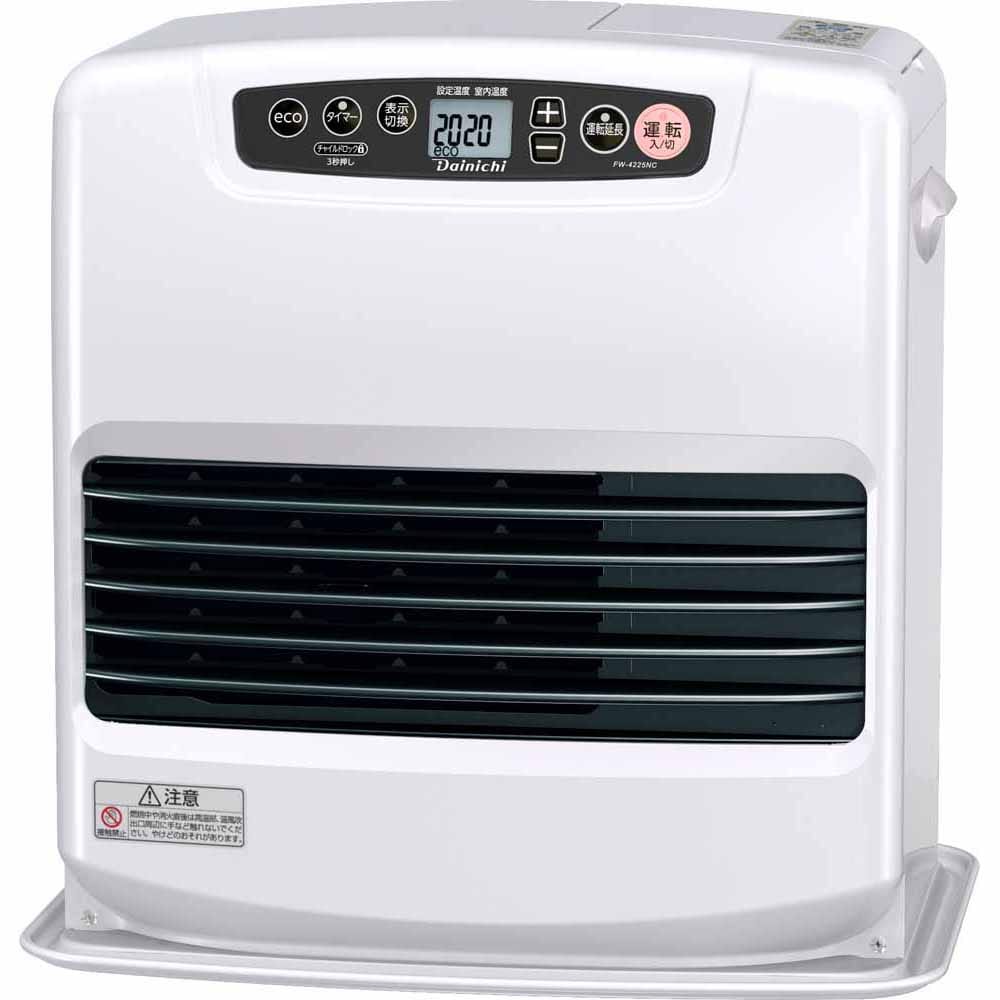 石油FH・NCタイプ 木造11畳コンクリ15畳・タンク5L ムーンホワイト FW-4225NC-W<br>ダイニチ 石油ファンヒーター ヒーター ストーブ 灯油 消臭 省エネ ダイニチ