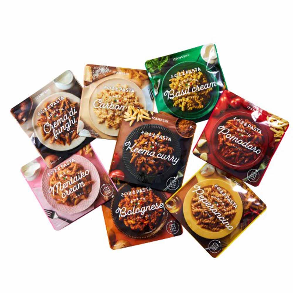 【3年保存・長期保存食】そのまま パスタ セット 652918<br>長期保存食 保存食 非常食 備蓄 防災 防災用品 イザメシ 麺 IZAMESHI 杉田エース