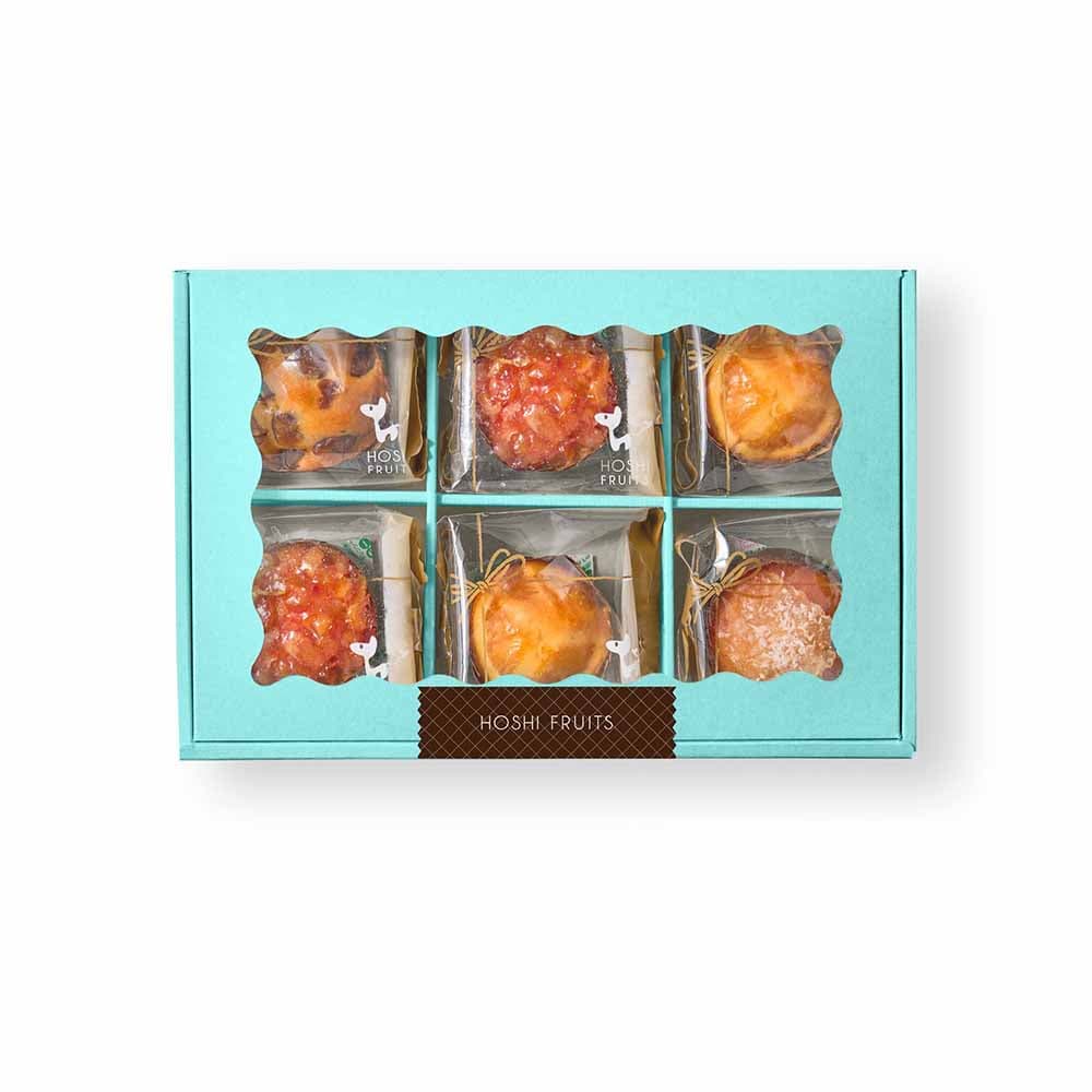 煌めき果実のカップケーキ 6個 HFD-02C<br>ギフト スイーツ ホシフルーツ 果実 ケーキ 【TD】 【代引不可】要