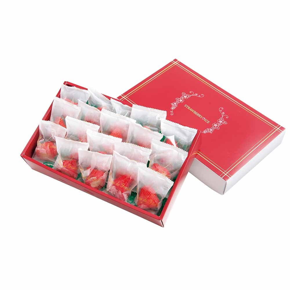 春摘み苺アイス 18粒 151N<br>ギフト スイーツ いちご アイス 【TD】 【代引不可】要