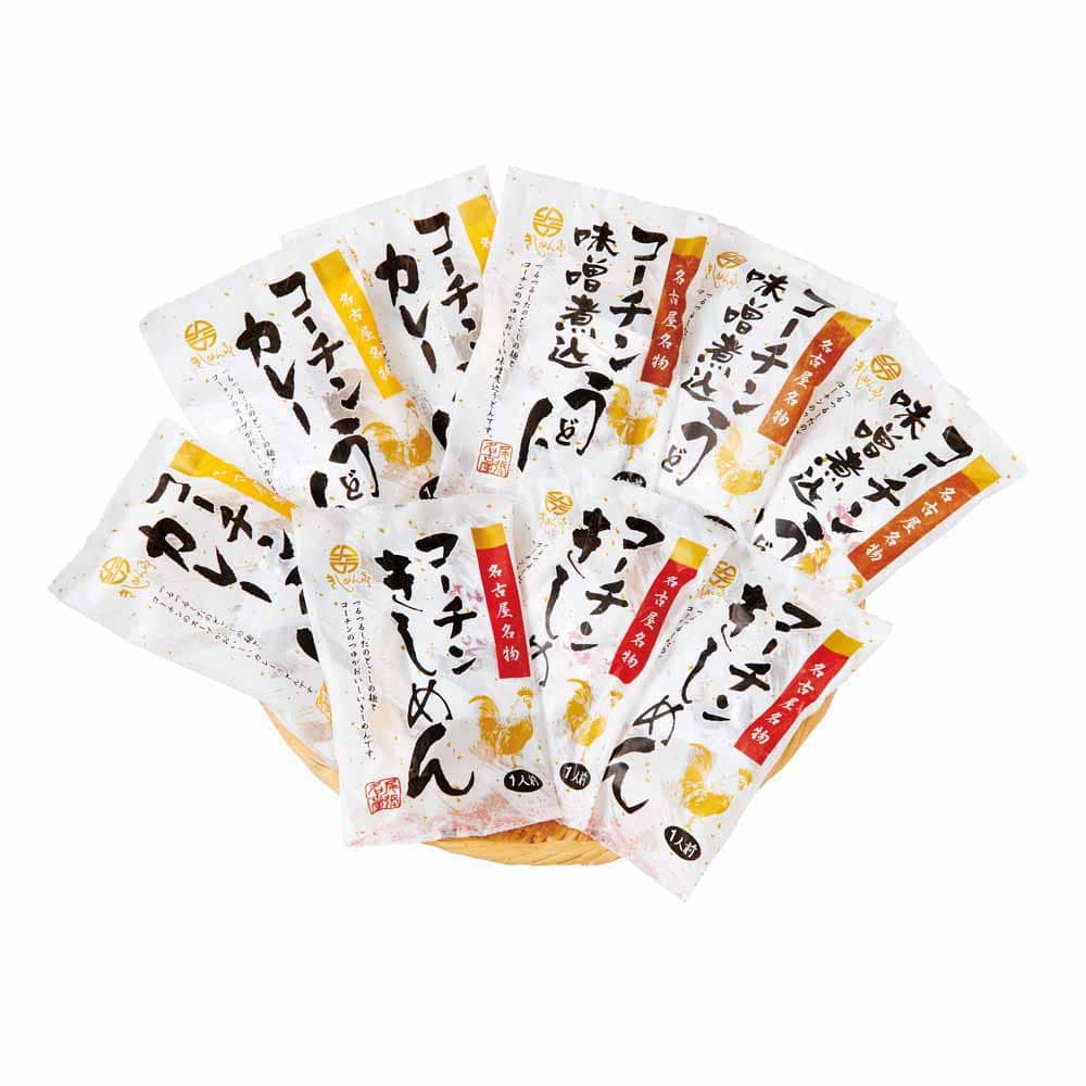 コーチンきしめん・うどん NKCKU-B7S<br>ギフト めん なごや コーチン 【TD】 【代引不可】要