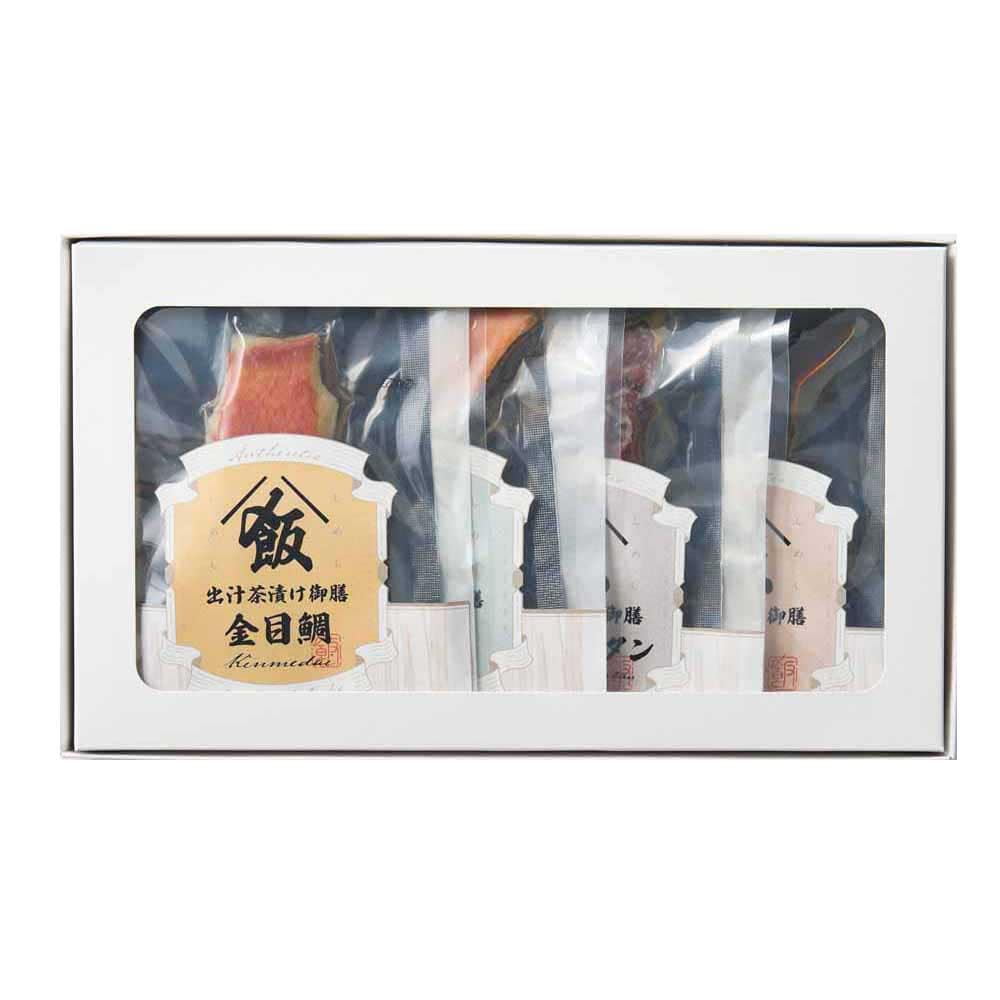 出汁茶漬け御膳 4種セット ADT-04<br>ギフト お茶漬け 海鮮 牛タン 鯛 明太子 鰻 鮭 【TD】 【代引不可】要