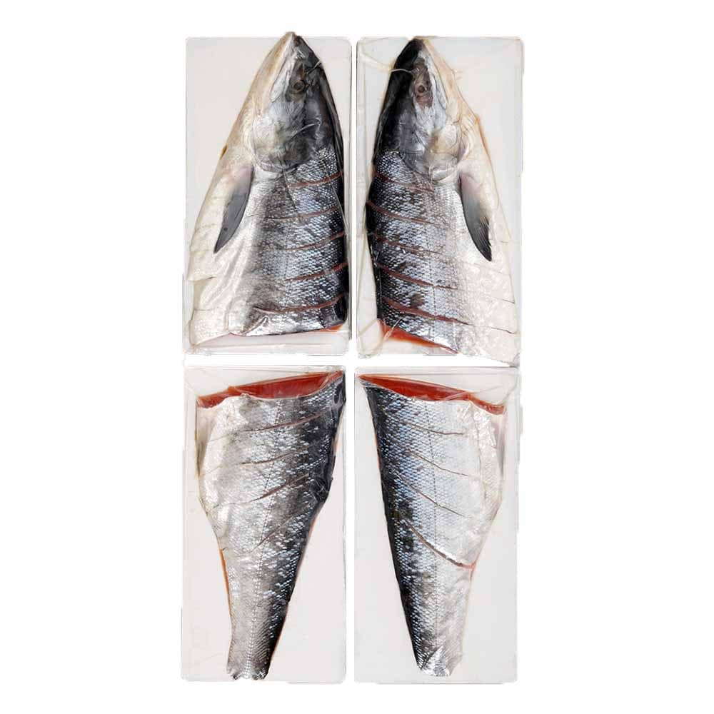 北海道 銀毛新巻鮭 姿切り身 MS-016CE<br>ギフト 海鮮 鮭 秋鮭 【TD】 【代引不可】要