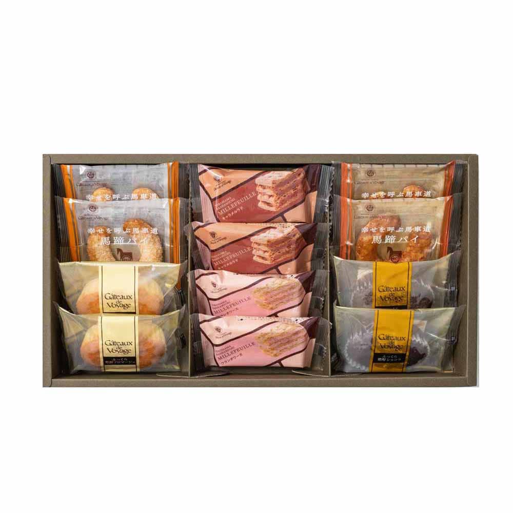 横浜馬車道スイーツセレクション 12個 GVA-03A<br>ギフト スイーツ 焼菓子 馬車道 パイ キャラメル シュガー フランボワーズ 【TD】 【代引不可】要