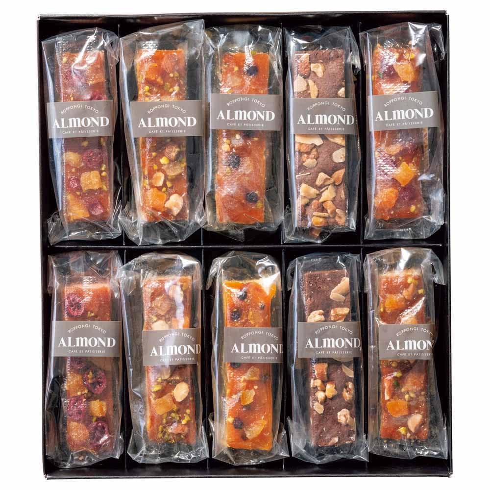 ROPPONGI CAKE BATON<六本木ケイクバトン>10本 RARCB-10<br>ギフト スイーツ 焼菓子 六本木アマンド タルト ケーキ クランベリー ショコラ ナッツ 【TD】 【代引不可】要