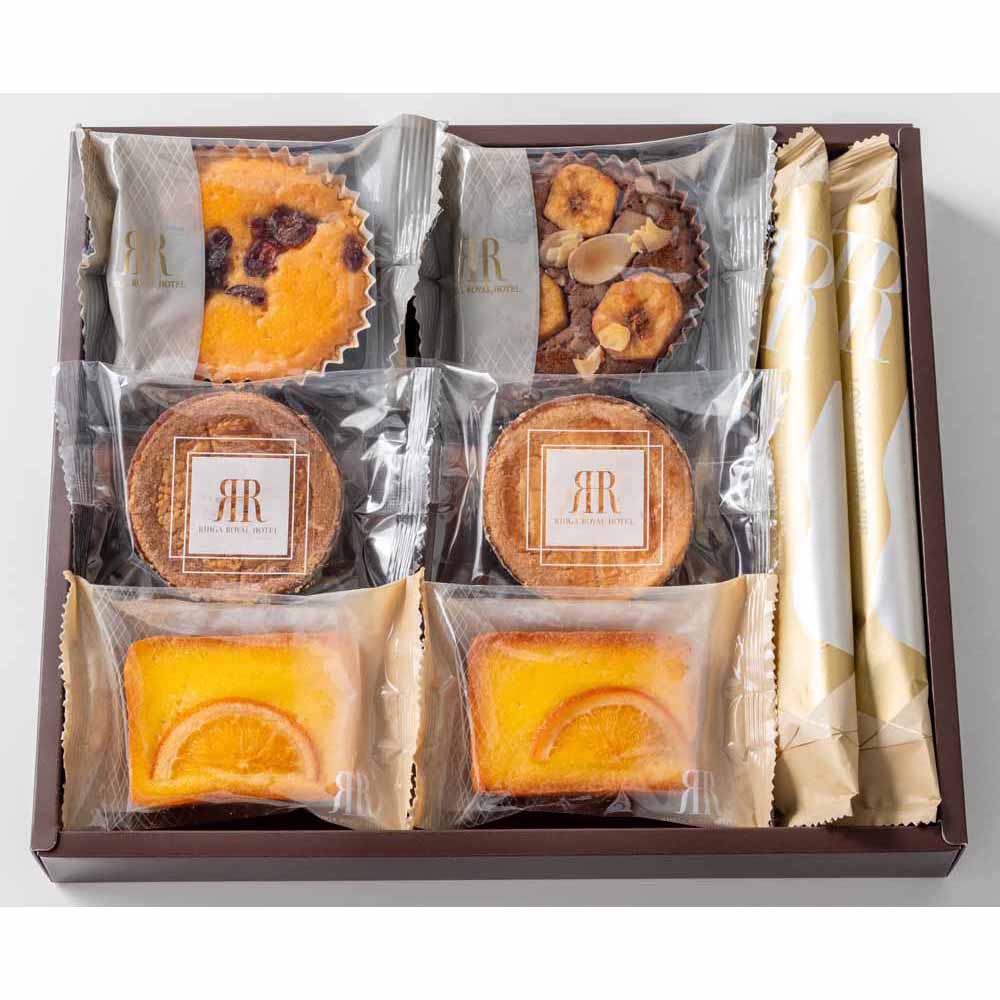 ロイヤル・ガトー・アンサンブル 8個 RRB-01A<br>ギフト スイーツ 焼菓子 リーガロイヤルホテル ケーキ ベリー ショコラ バナナ オレンジ キャラメル 【TD】 【代引不可】要