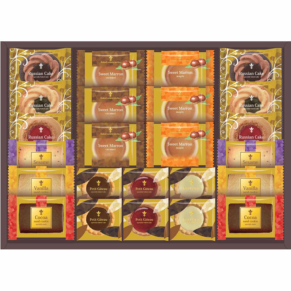 ガトーセック 24個 NGS-40<br>ギフト スイーツ 焼菓子 ケーキ クッキー マカロン ストロベリー ミルク チョコ 【TD】 【代引不可】要