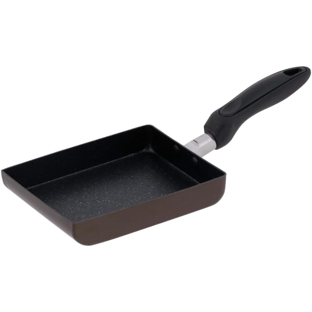卵焼き器 13×18cm ガス火専用 調理の相棒 ブラウン ND-634 フライパン 卵焼き器 玉子焼き器 ガス ガス火 ガス専用 エッグパン 軽量 お手入れ簡単 ベストコ LIV PLUS 【B】