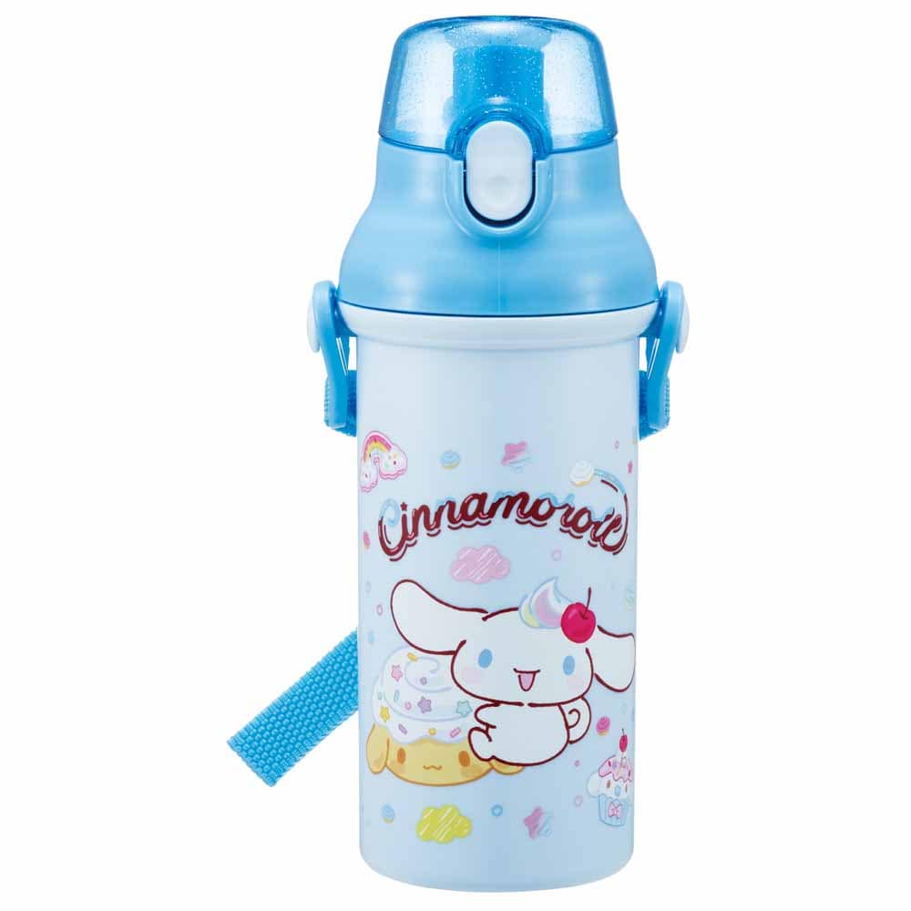 直飲みボトル 480ml サンリオ FancySnacksSweets PSB5SAN<br>すいとう 軽量 ボトル キッチン 子供 キッズ キャラ グッズ こども 日用品 クロミ シナモロール ハローキティ