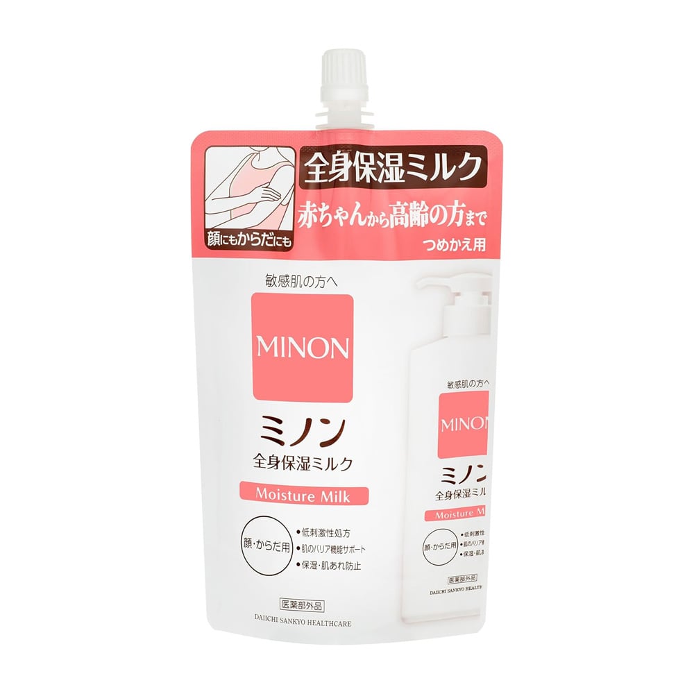 ミノン 全身保湿ミルク詰替え320ml <br>ミノン 敏感肌 うるおい 乾燥 つめかえ 詰め替え 第一三共ヘルスケア 【B】