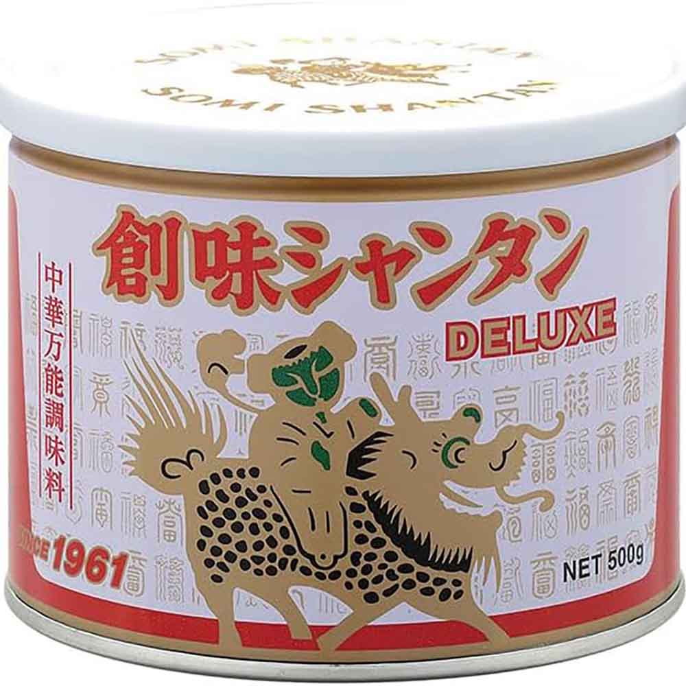 3個 創味シャンタンDELUXE500ｇ  創味 創味食品 シャンタン 大容量 缶 調味料 中華 創味食品