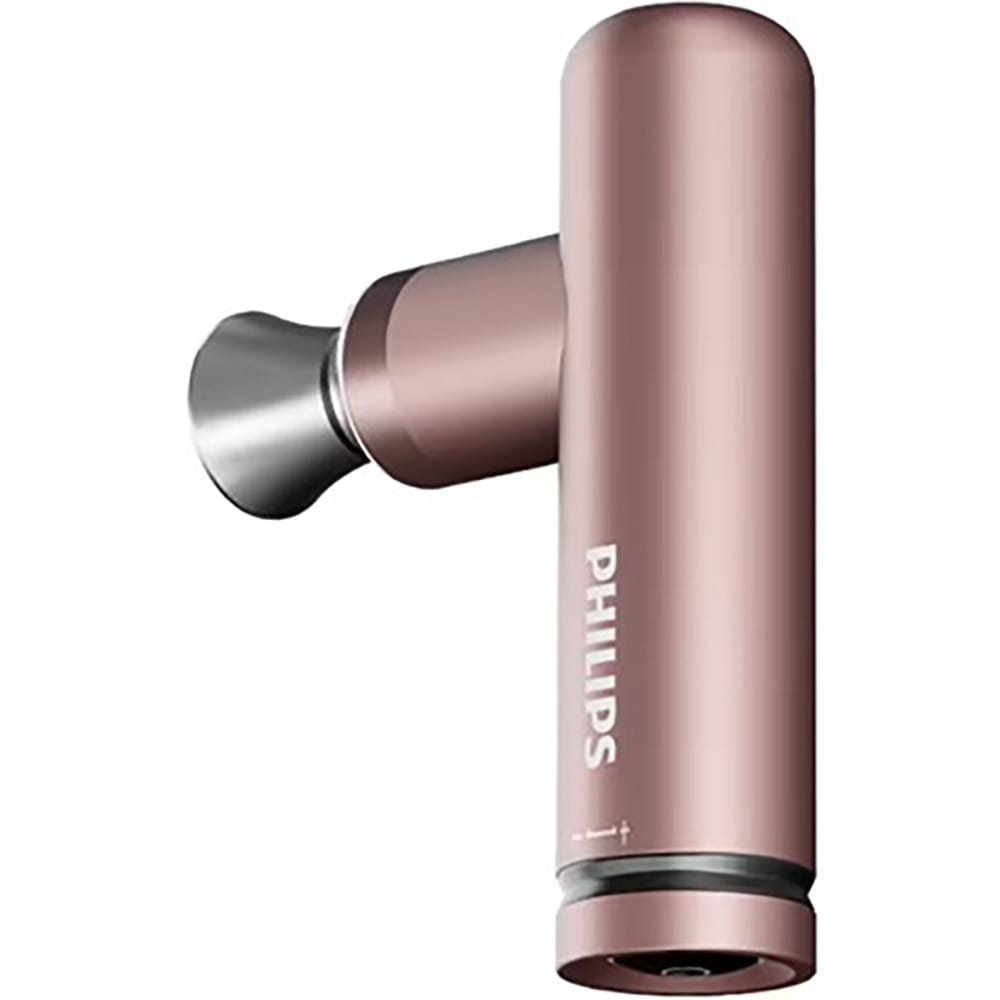 メタル筋膜リリースガン PPM7308 PHILIPS 筋膜 メタル リリースガン マッサージ ハンディガン 簡単操作 軽量設計 付属ヘッド PPM7308DG PPM7308PK PHILIPS ダークグレー ピンク