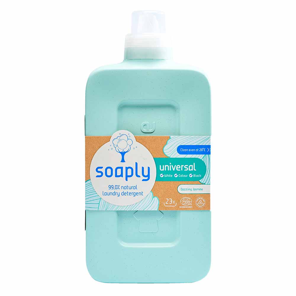ソープリー ランドリーデタージェント 1000ml  ソープリー soaply ヴィーガン Ecocert 洗濯洗剤 洗剤 リサイクルボトル 植物由来 生分解性 ライブリーロータスの香り アメリカンディールスコーポ　ユニバーサル カラー 【B】