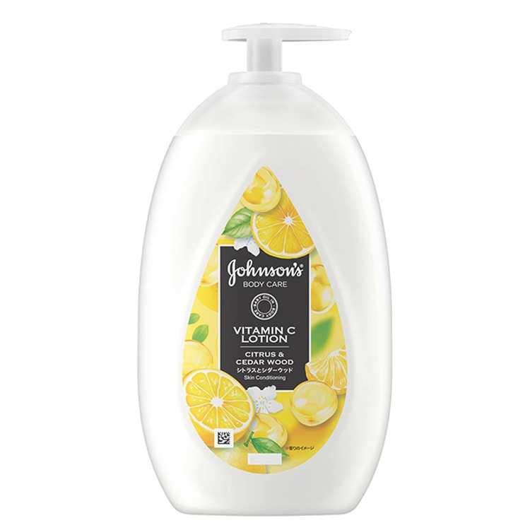 ジョンソンボディケア VCアロマミルク 500ml  ジョンソンボディ ビタミンC ボディミルク シトラス 保湿 角質ケア シダーウッド ベビーオイル アロマ うるおい Kenvue