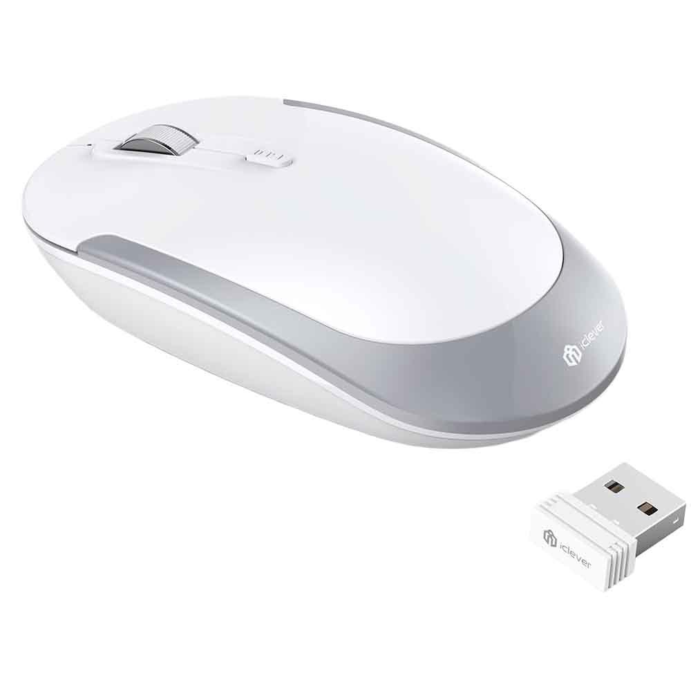ワイヤレス静音マウス GMN41S  GMN41S iClever マウス ワイヤレスマウス 無線マウス 薄型マウス テレワークマウス 静音マウス iClever 【B】