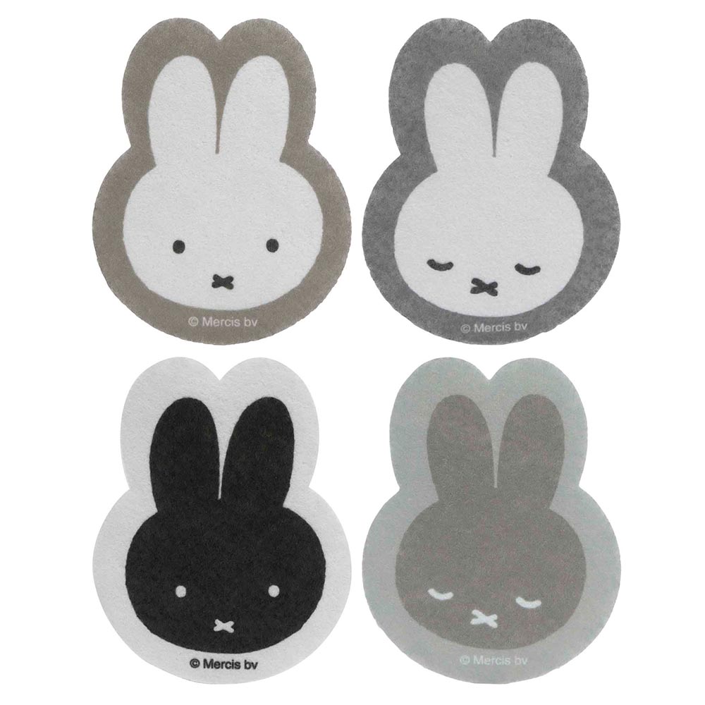 ミッフィー　不織布スポンジ４Ｐセット <br>ミッフィー かわいい 不織布スポンジ オカトー キッチン スポンジ miffy 【B】
