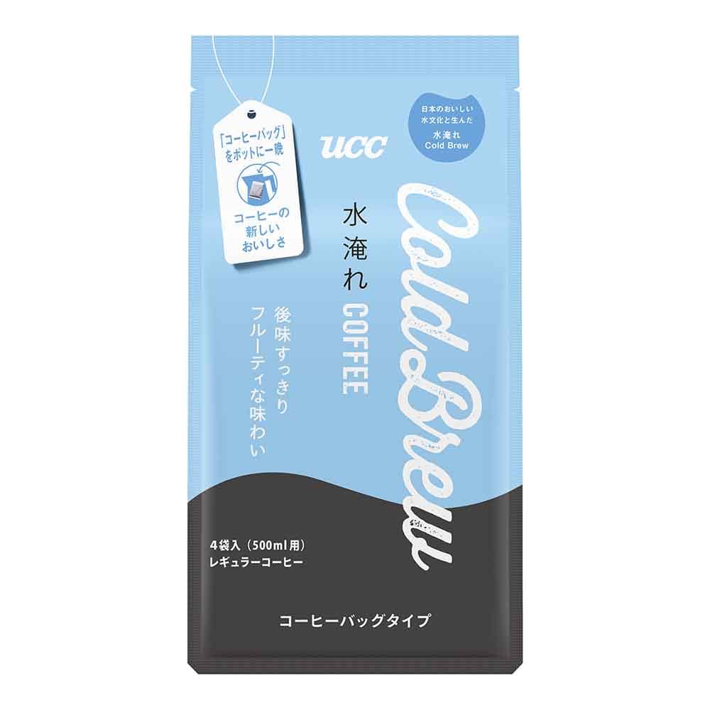 【3個】UCC Cold Brew コーヒーバッグ 水淹れアイスコーヒー 4P <br>UCC レギュラーコーヒー 水淹れ コールドブリュー コーヒーバッグ コーヒー粉 アイスコーヒー 香りコク 水出し 簡単便利 Cold Brew(コールドブリュー)
