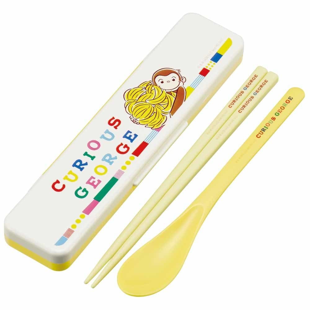 カトラリーコンビセット <br>送料無料 ハシ スプーン カトラリー ランチ 携帯 弁当 大人 セット キャラ かわいい スケーター 【メール便】