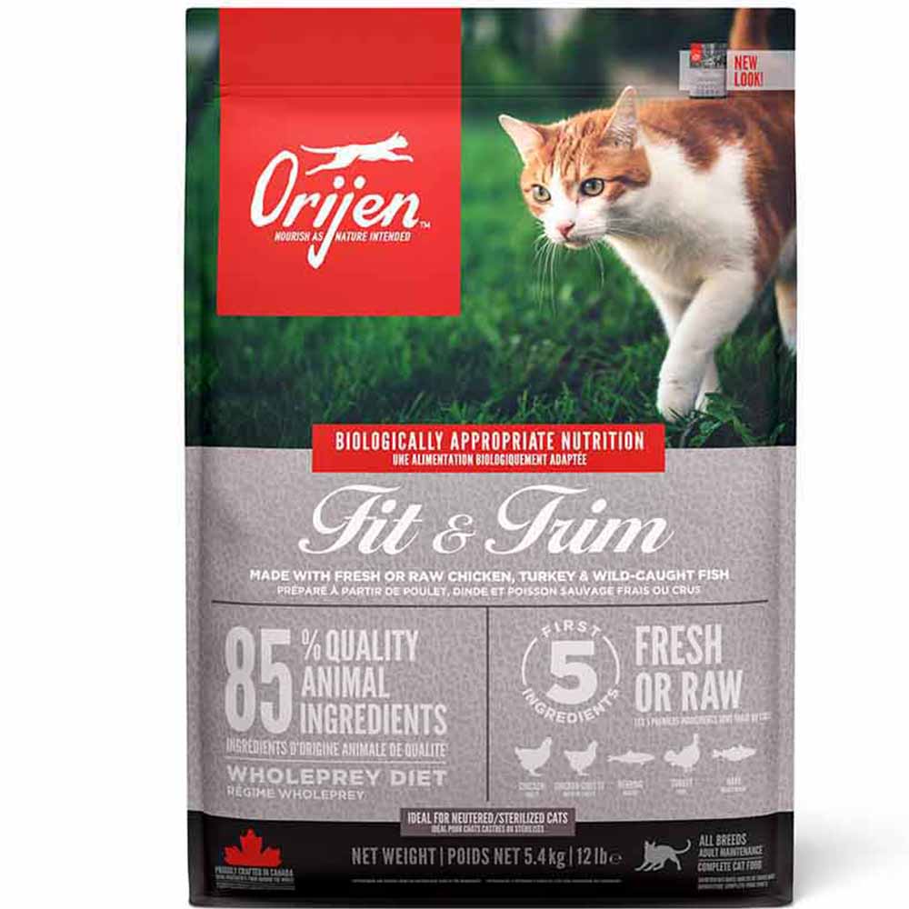 オリジン フィット&トリム キャット 5.4KG オリジン キャットフード プレミアムフード グレインフリー ORIJEN ナチュラル アレルギー おすすめ 無添加 ダイエット オリジン