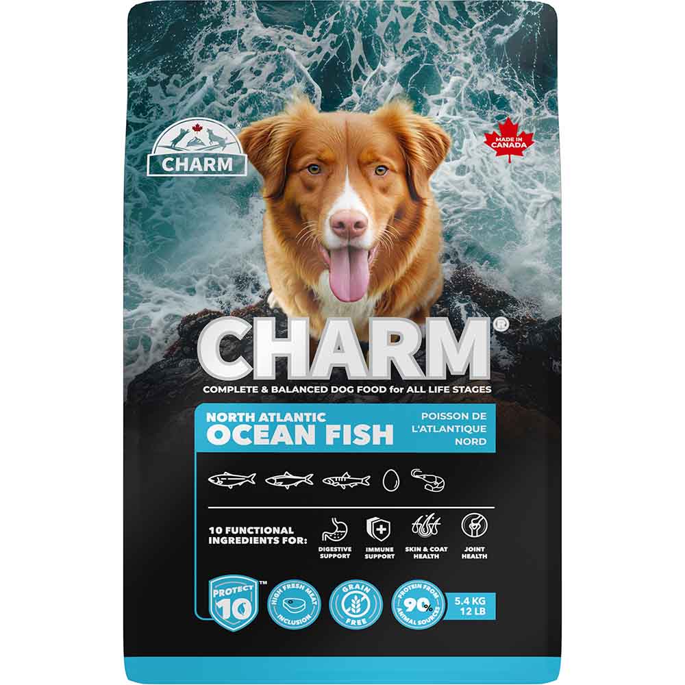 CHARM ノース・アトランティック・オーシャン・フィッシュドッグフード 5.4kg  チャーム ドッグフード プレミアムフード グレインフリー 犬 ナチュラル アレルギー 小粒 無添加 肥満 チャーム