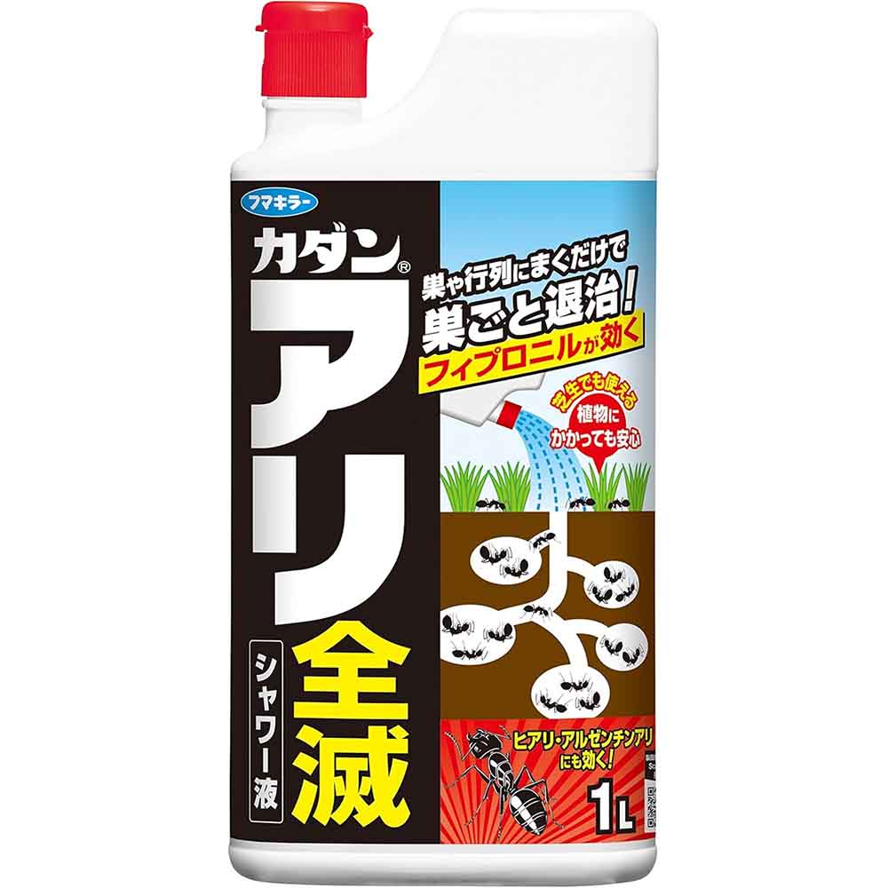 カダン アリ全滅シャワー液 1L  殺虫 害虫 アリ 駆除 蟻 あり フマキラー カダン
