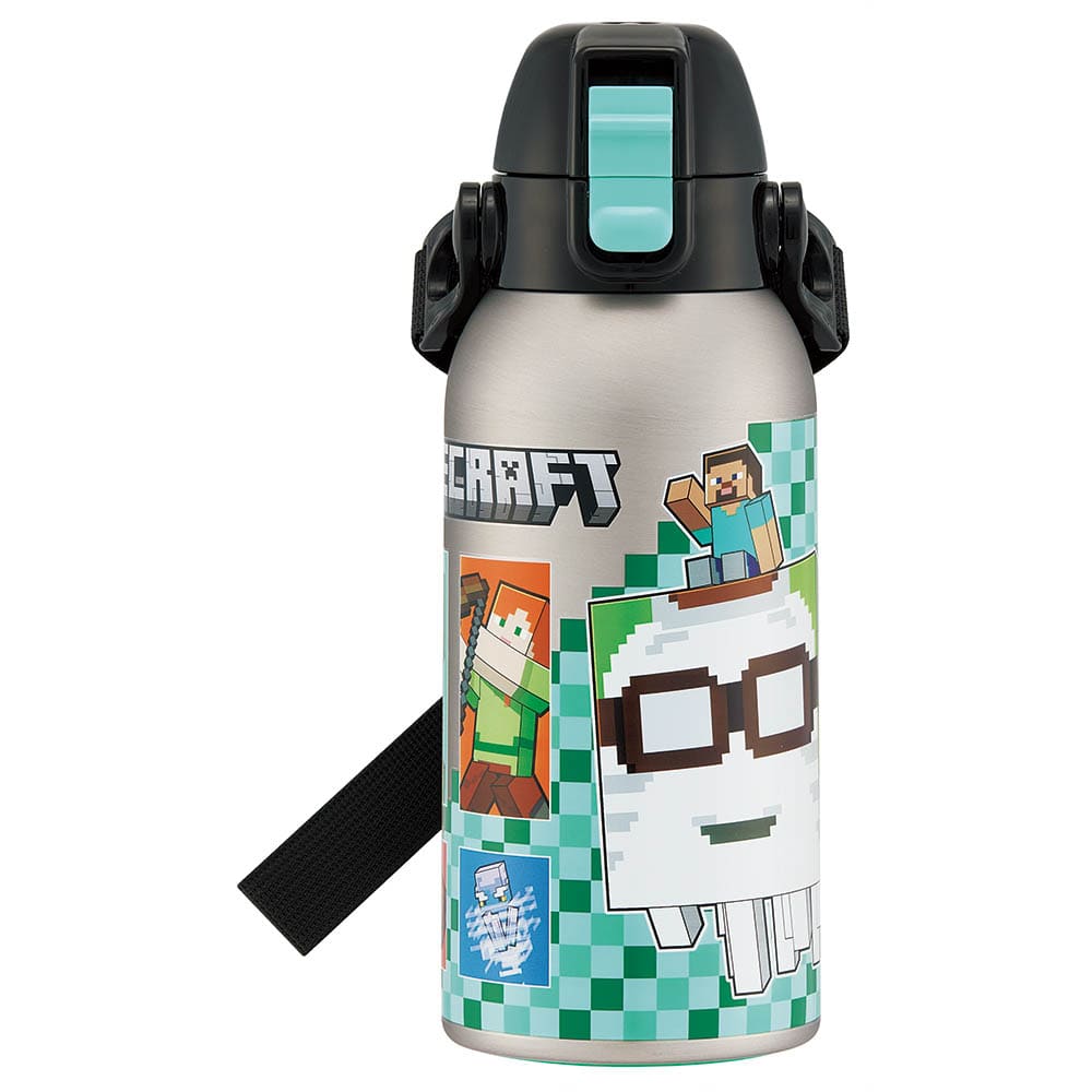 ステンレスボトル 600ml STCH6 すいとう 大きめ 軽量 ボトル キャラ 子供 キッズ グッズ 女の子 男の子 スケーター サンリオクロミFancySnacksSweets Minecraftマインクラフトマイクラ2026