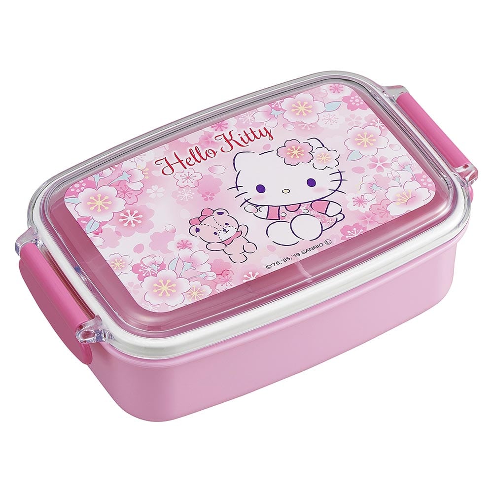 ハローキティ さくら ランチボックス（仕切付） PL-1R PL-1R OSK ハローキティ キティ 弁当箱 かわいい お弁当箱 ランチケース