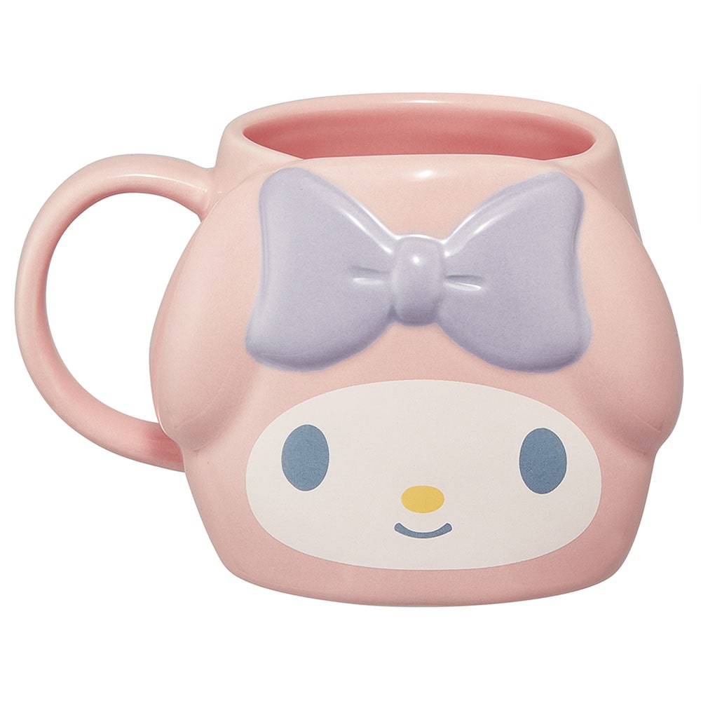 キャラクターダイカットマグ CHMGD4 キャラクター おしゃれ かわいい グッズ カップ コップ インテリア 陶器 雑貨 マグ スケーター サンリオ_ハローキティ サンリオ_マイメロディ サンリオ_クロミ サンリオ_シナモロール サンリオ_ハンギョドン