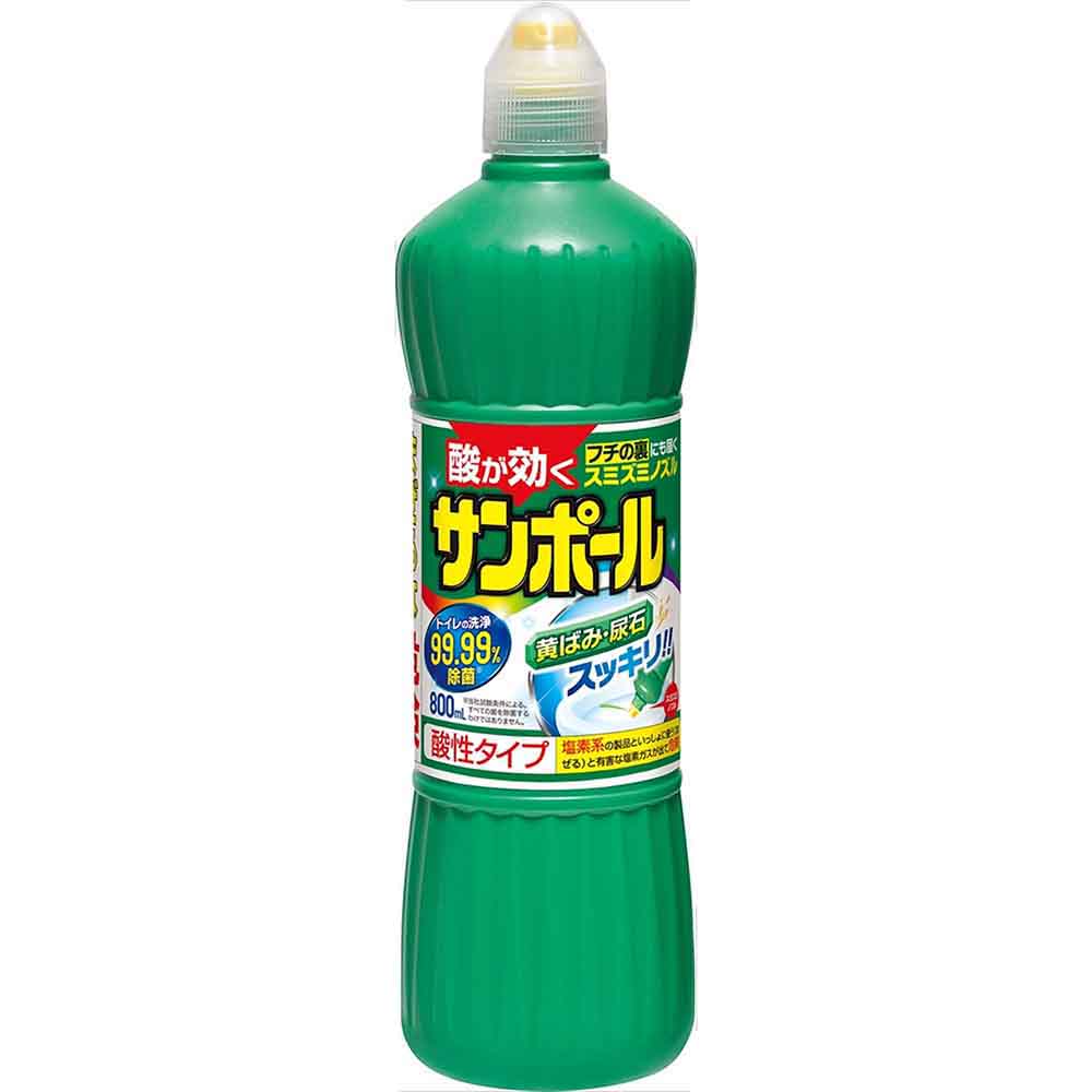 サンポールV 800mL 73361 頑固 尿石 黄ばみ 快適 威力 ピカピカ 酸性 掃除 サンポール