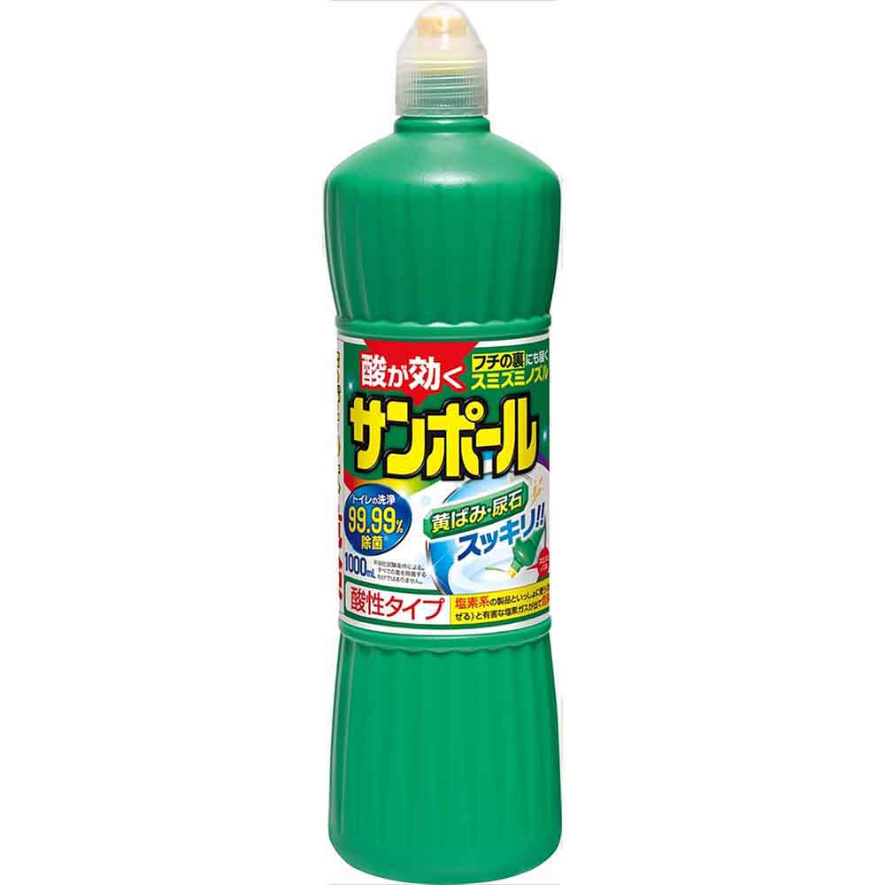 サンポールV 1000mL 73358 頑固 尿石 黄ばみ 快適 威力 ピカピカ 酸性 掃除 サンポール