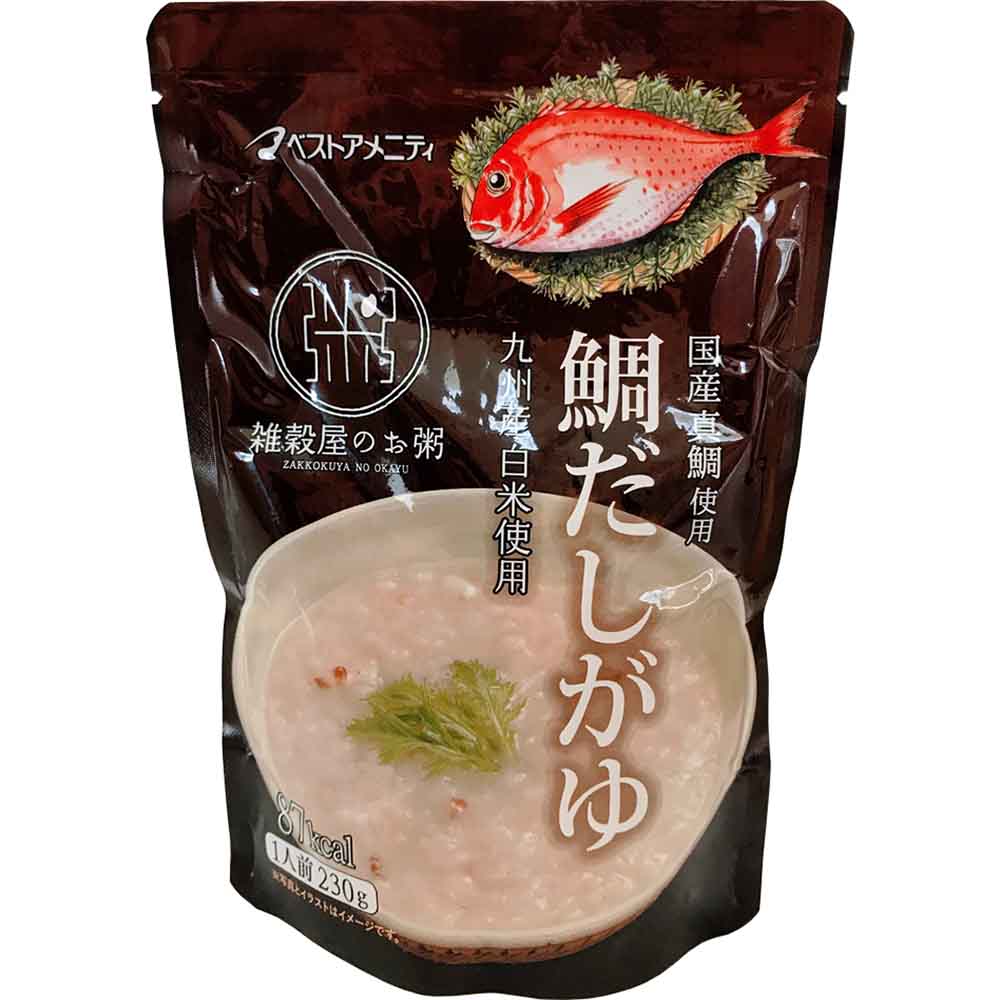 雑穀屋のお粥 L40-001 おかゆ だしがゆ 雑穀 鯛 国産 九州産 国産真鯛の鯛だし 長崎県平戸産焼きあごだし 北海道産昆布だし
