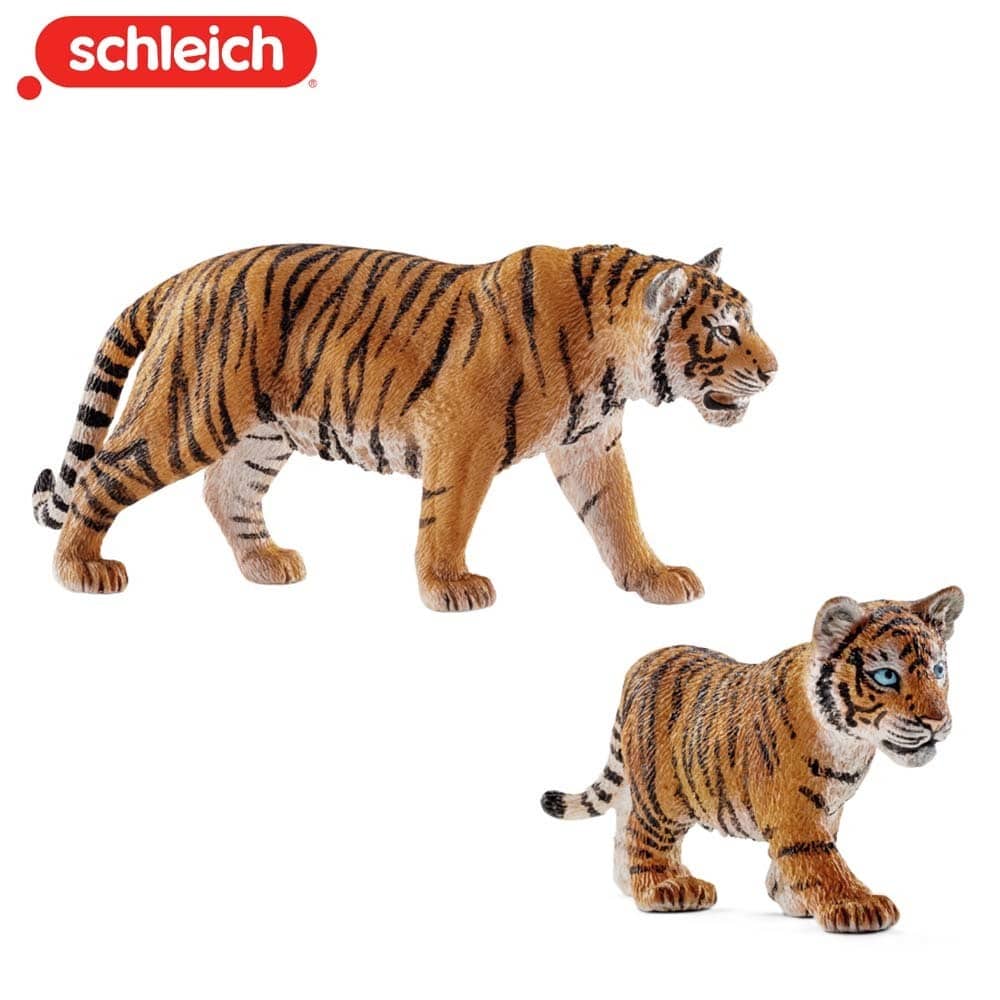 シュライヒ ワイルドライフ トラ親子セット  シュライヒ 玩具 おもちゃ フィギュア 人形 動物 プレゼント 知育 インテリア