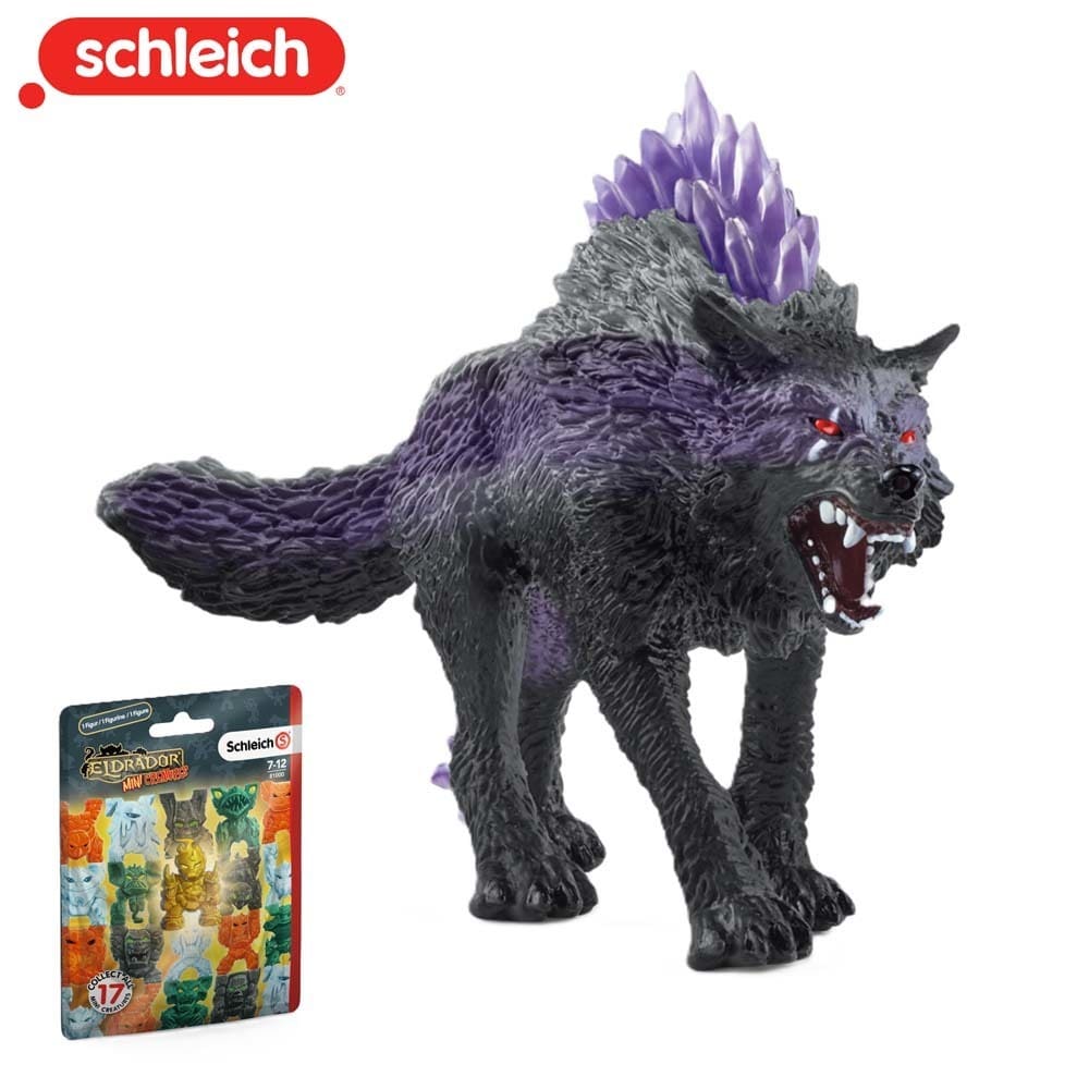 シュライヒ エルドラド シャドウウルフ＋ミニクリーチャー  シュライヒ 玩具 おもちゃ フィギュア 人形 動物 プレゼント 知育 インテリア