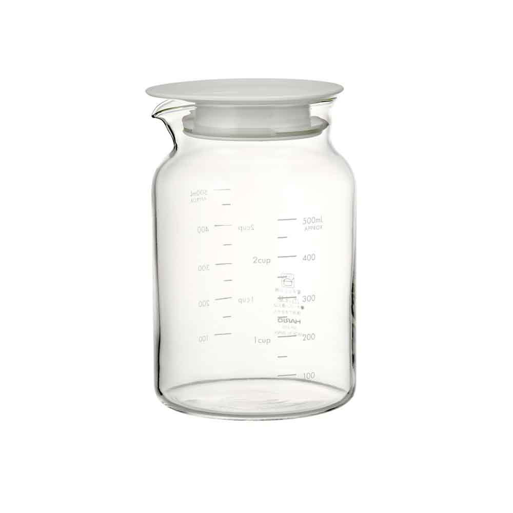 SLOWRA 耐熱ガラス フルーツポット 500ml ホワイト SFP-500-W HARIO フルーツポット 耐熱ガラス ハリオ シンプル HARIO