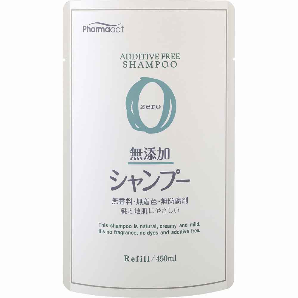 ファーマアクト 無添加 詰替  熊野油脂 ファーマアクト シャンプー コンディショナー つめかえ用 Pharmaact ファーマアクト シャンプー コンディショナー