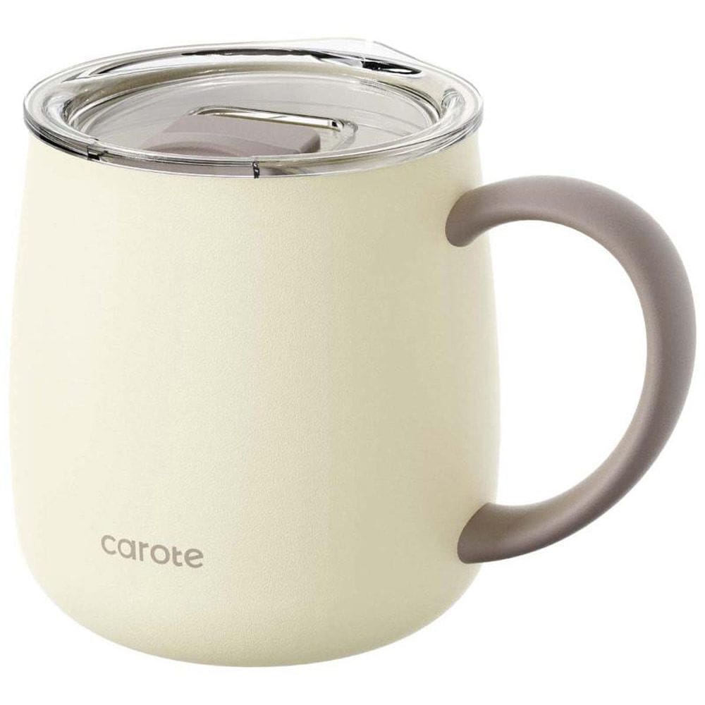 カローテ マグカップ 蓋付き 保温 保冷 セラミック 400ml マグカップ 保冷 保温 フタ セラミック ステンレス かわいい おしゃれ CAROTE CAROTE(カローテ)