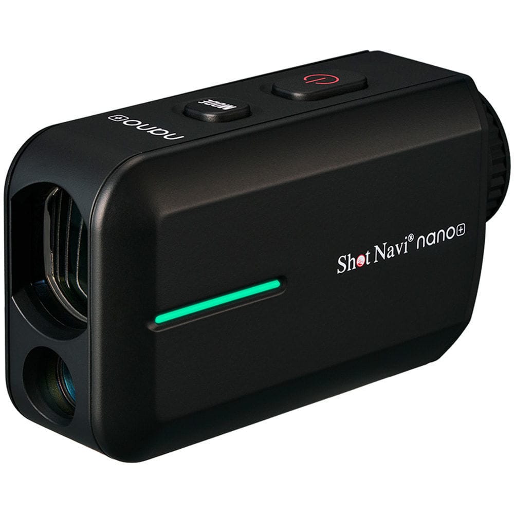 nano+ ゴルフ 距離計 レーザー グリーン&レッド 3点間計測 防水 USB充電 Shot Navi