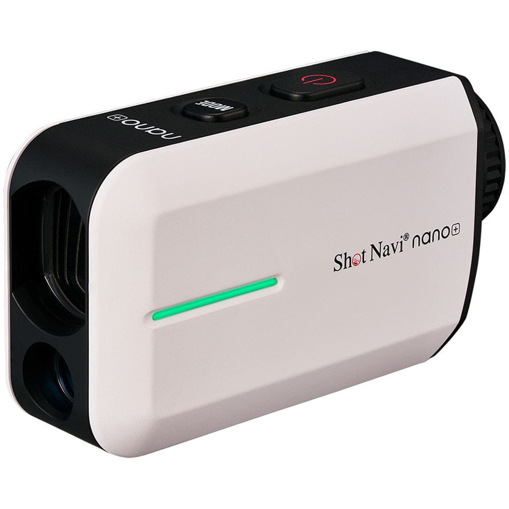 nano+ ゴルフ 距離計 レーザー グリーン&レッド 3点間計測 防水 USB充電 Shot Navi