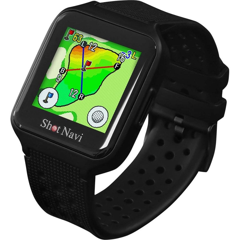 Sky Nova(ブラック) ゴルフ GPS レーザー グリーン&レッド 3点間計測 防水 USB充電 Shot Navi