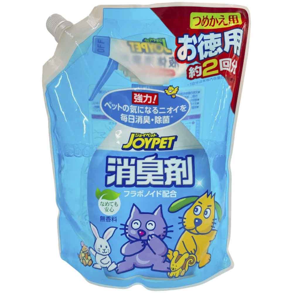 JOYPET 液体消臭剤 詰替 ジャンボパック 650mL  ペット ペット用品 ペットの消臭 ペットのニオイ対策 オールパーパス消臭 ジョイペット