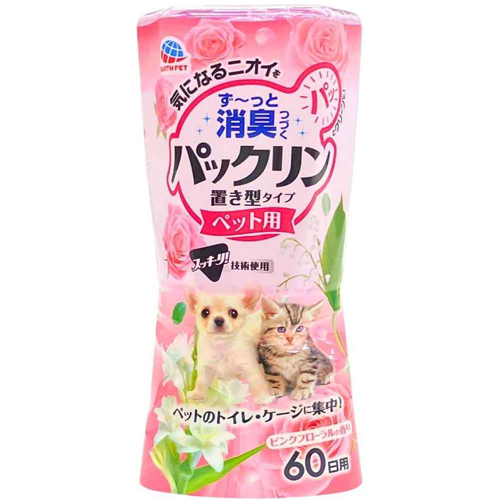 パックリン 置き型タイプ  ペット ペット用品 消臭 パックリン ピンクフローラル アクアソープ
