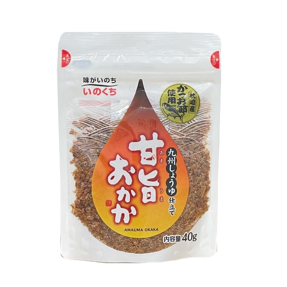 【4個】甘旨おかか  ふりかけ 朝食 お弁当 のり弁 おかか かつお おむすび 九州醤油 井口食品 おにぎり いのくち