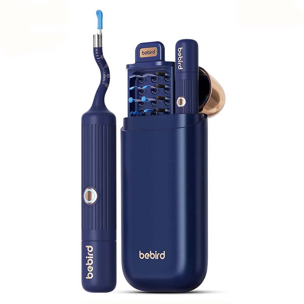 スマート見える耳かき bebird Note6 Navy ネイビー IOT-BD-N6-NV スマート耳かき カメラ付き耳かき bebird ビーバード Note6 1,000万画素 3軸ジャイロ USB Type-C充電式 IP67 耳かきヘッド13個 bebird 【B】
