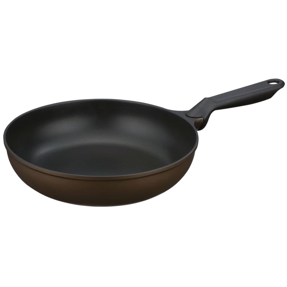 【ガス火・IH対応】サーモス 耐摩耗性デュラブルプレミアムコートシリーズ フライパン 26cm ブラウンゴールド KFP-026  サーモス THERMOS デュラブルプレミアムコート 長持ち ダイキャスト製法 留め具なし IH ガス 26cm THERMOS