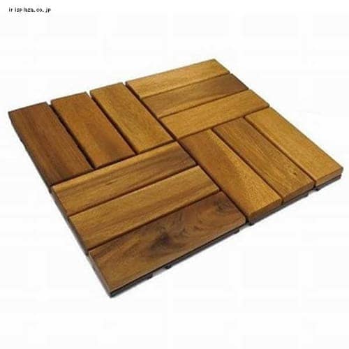 天然アカシアウッドデッキ DT30152N 10枚セット 【プラザセレクト】