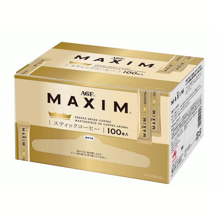 AGF 「マキシム」 スティック100本（スティックコーヒー）（インスタント） エージーエフ マキシム maxim スティック インスタントコーヒー  ブラック スティックコーヒー 個包装: アイリスオーヤマ公式通販サイト アイリスプラザ ANA Mall店｜ANA Mall｜マイルが貯まる ...